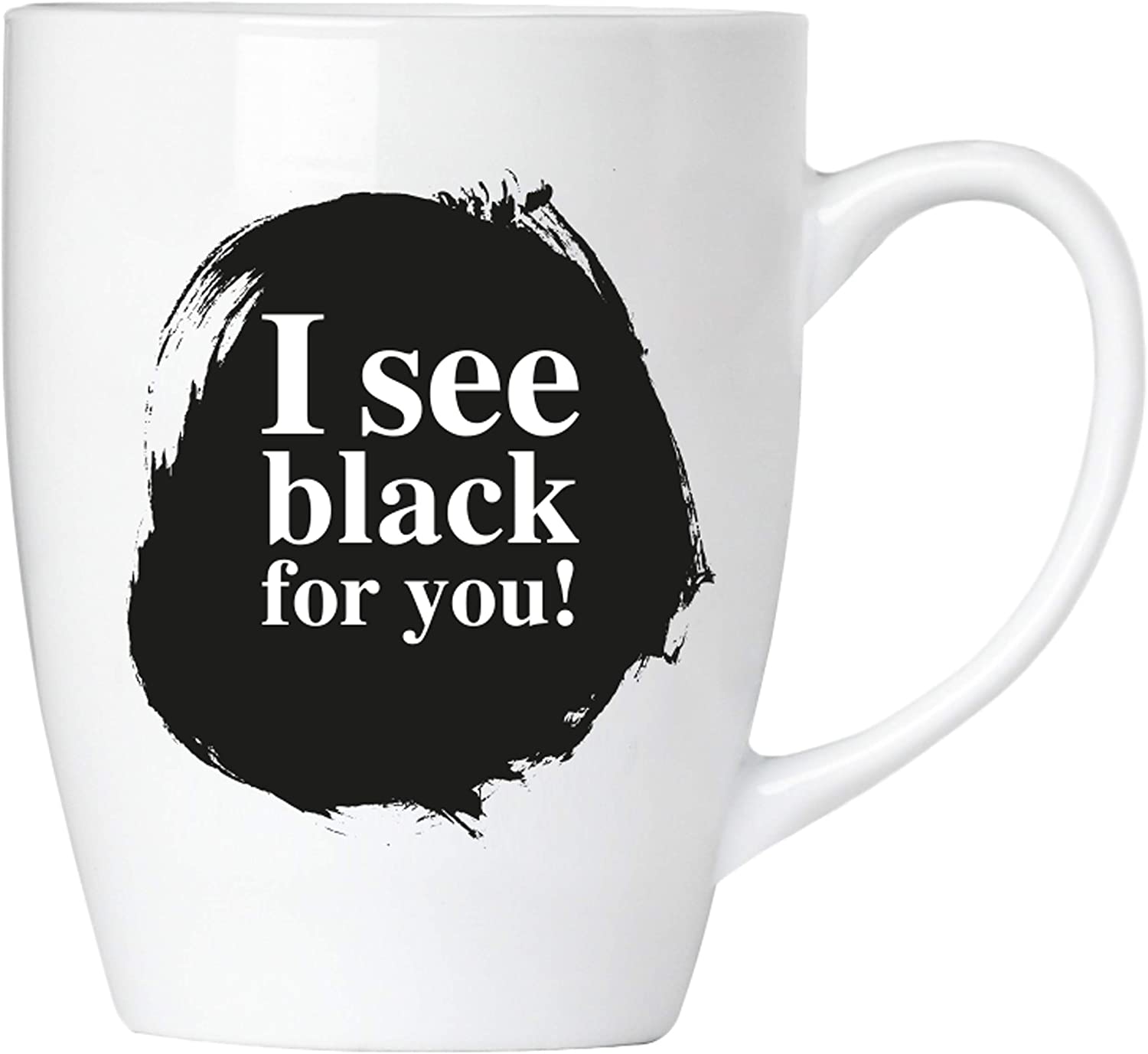 Brubaker - I See Black for You - Ceramiczny kubek do kawy - 300 ml - Kubek do kawy