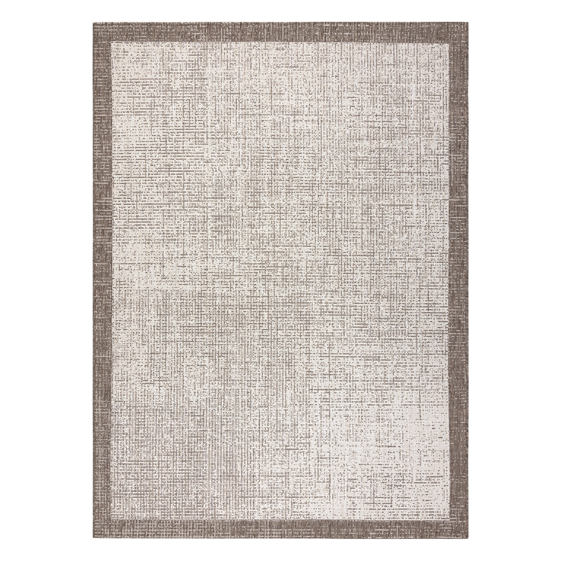 DYWAN SZNURKOWY SIZAL FLOORLUX 20401 Ramka szampański / taupe beżowy 120x170 cm