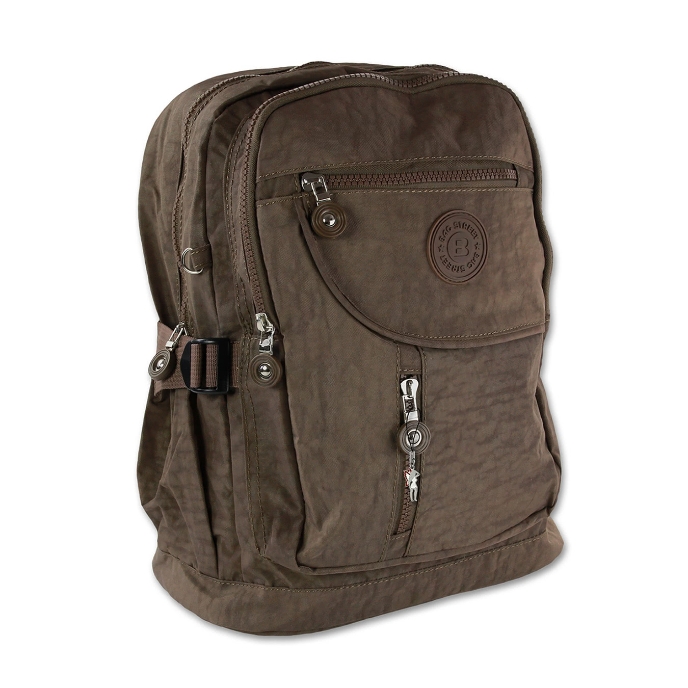 Torba Street Nylon Plecak Kobiety Torba sportowa Mężczyźni brązowy 30x38x18 D2OTJ604N