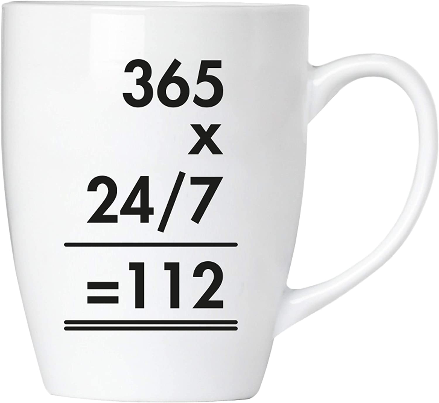 BRUBAKER - 365 x 24/7 = 112 straż pożarna - Ceramiczny kubek do kawy - 300 ml - Kubek do kawy