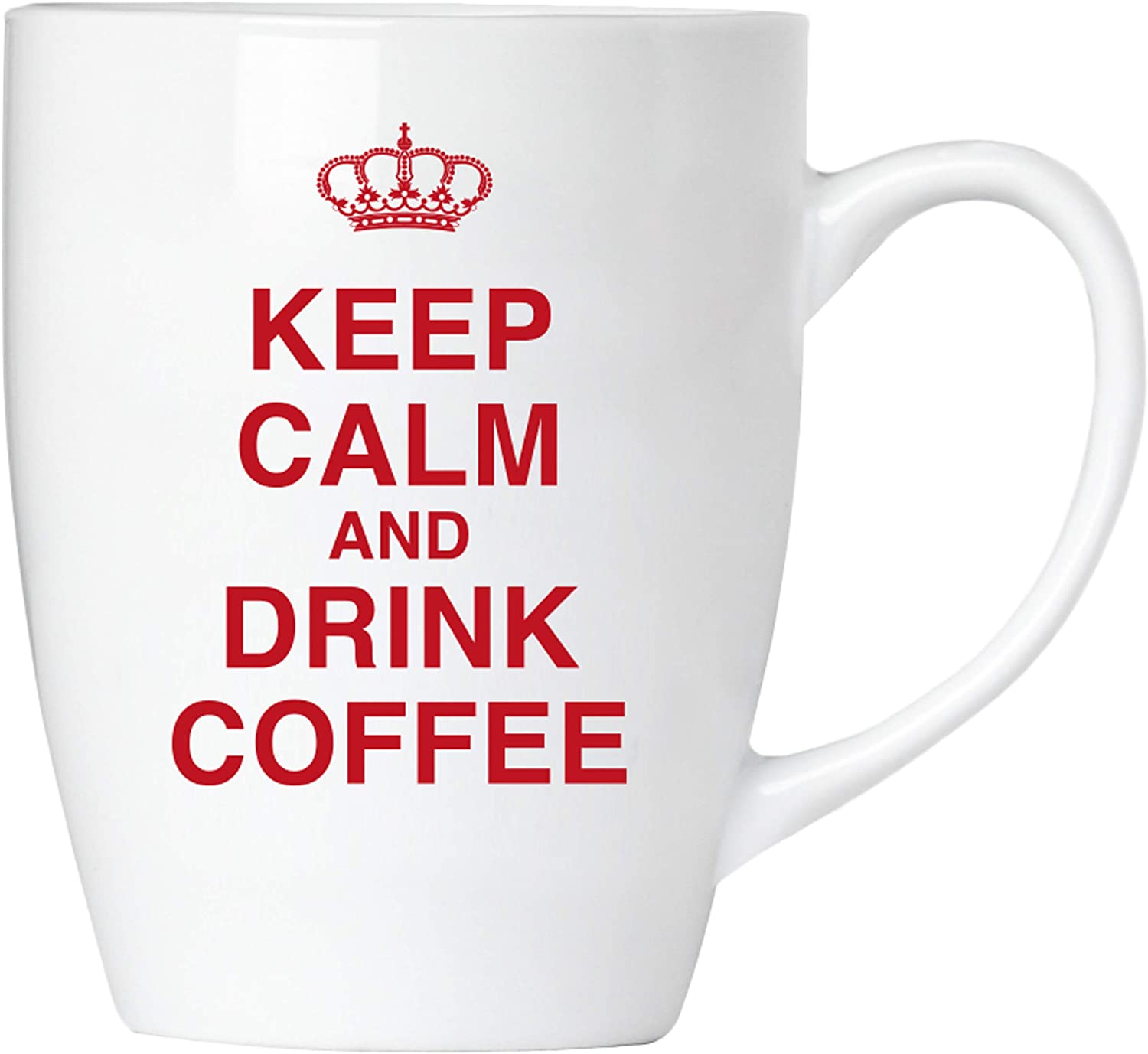 BRUBAKER - Keep Calm and Drink Coffee! - Ceramiczny kubek do kawy - 300 ml - Kubek do kawy