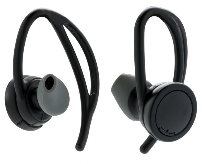 słuchawki True bluetooth 8,3 cm ABS czarne 3-częściowe
