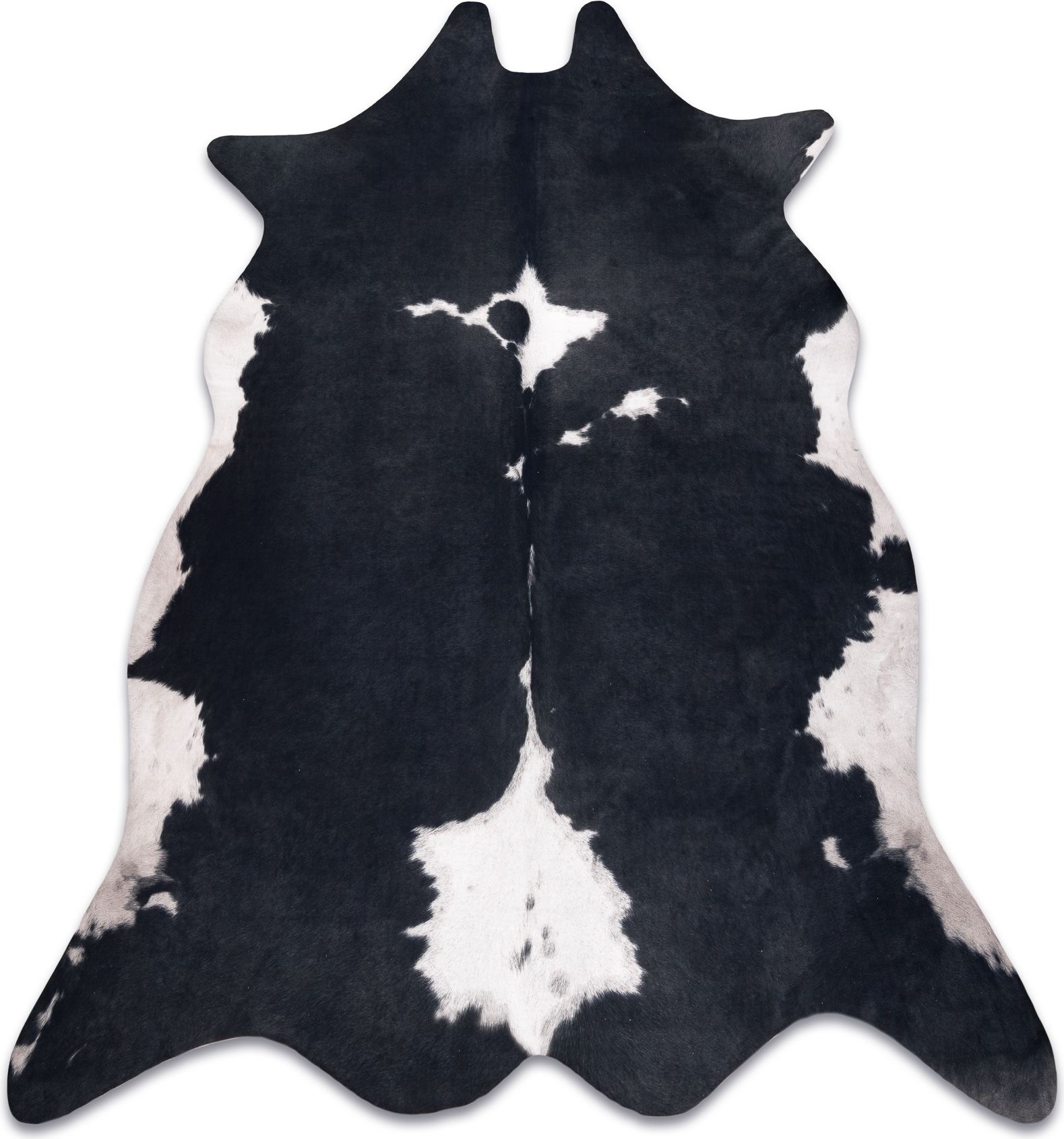 Dywan Sztuczna Skóra Bydlęca, Krowa G5070-3 Czarno-biała skórka czarny 180x220 cm