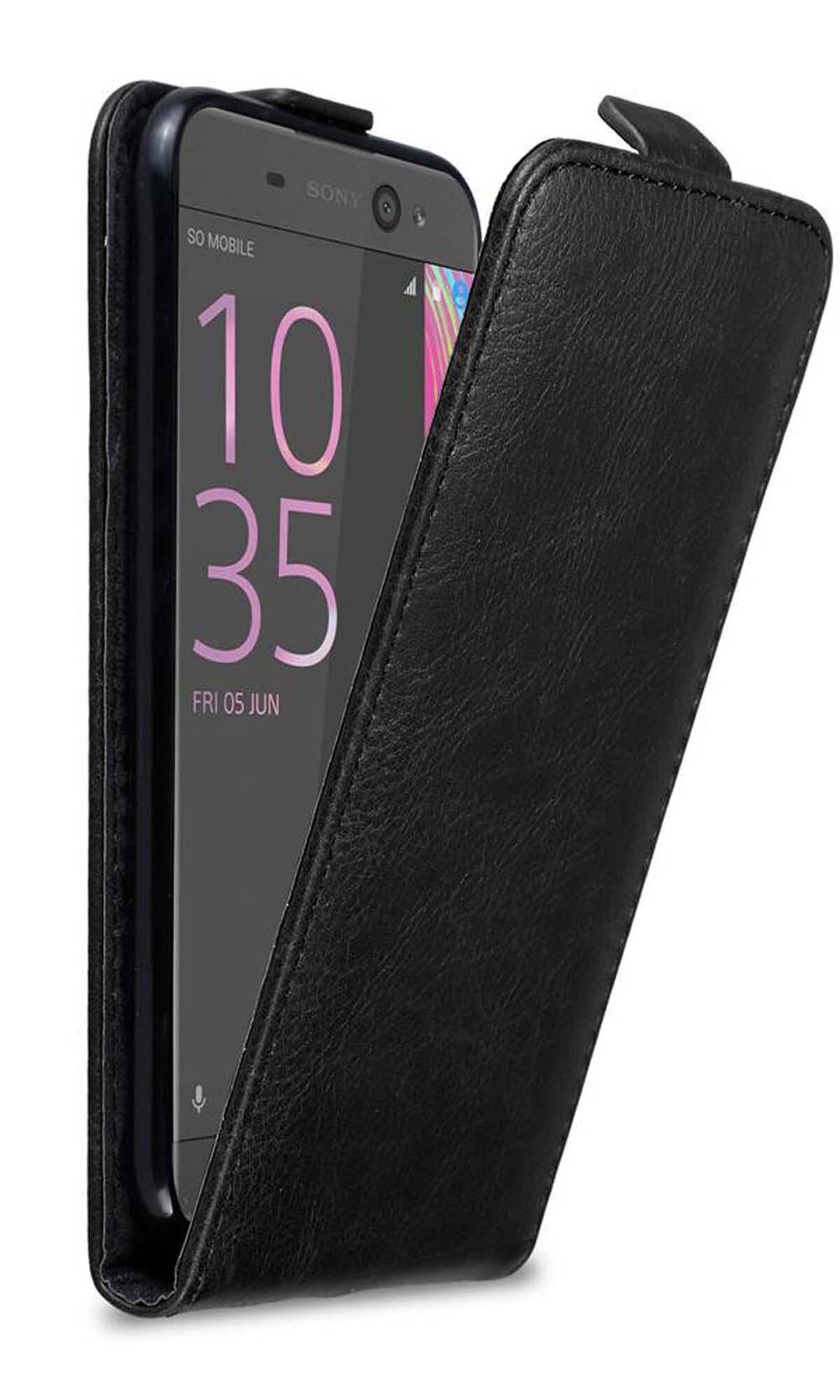 Etui Cadorabo do Sony Xperia XA ULTRA w kolorze czarnym Etui z klapką na telefon komórkowy Etui Cover