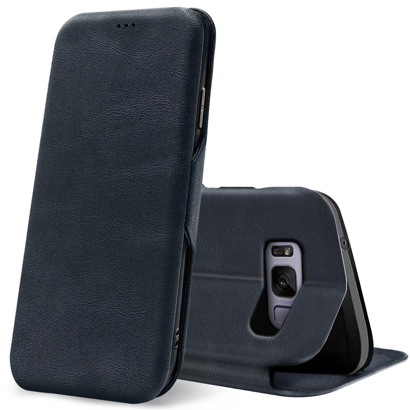 Etui z klapką do Samsung Galaxy S8 Plus Etui Book Cover na telefon komórkowy z miejscem na kartę Etui ochronne Premium