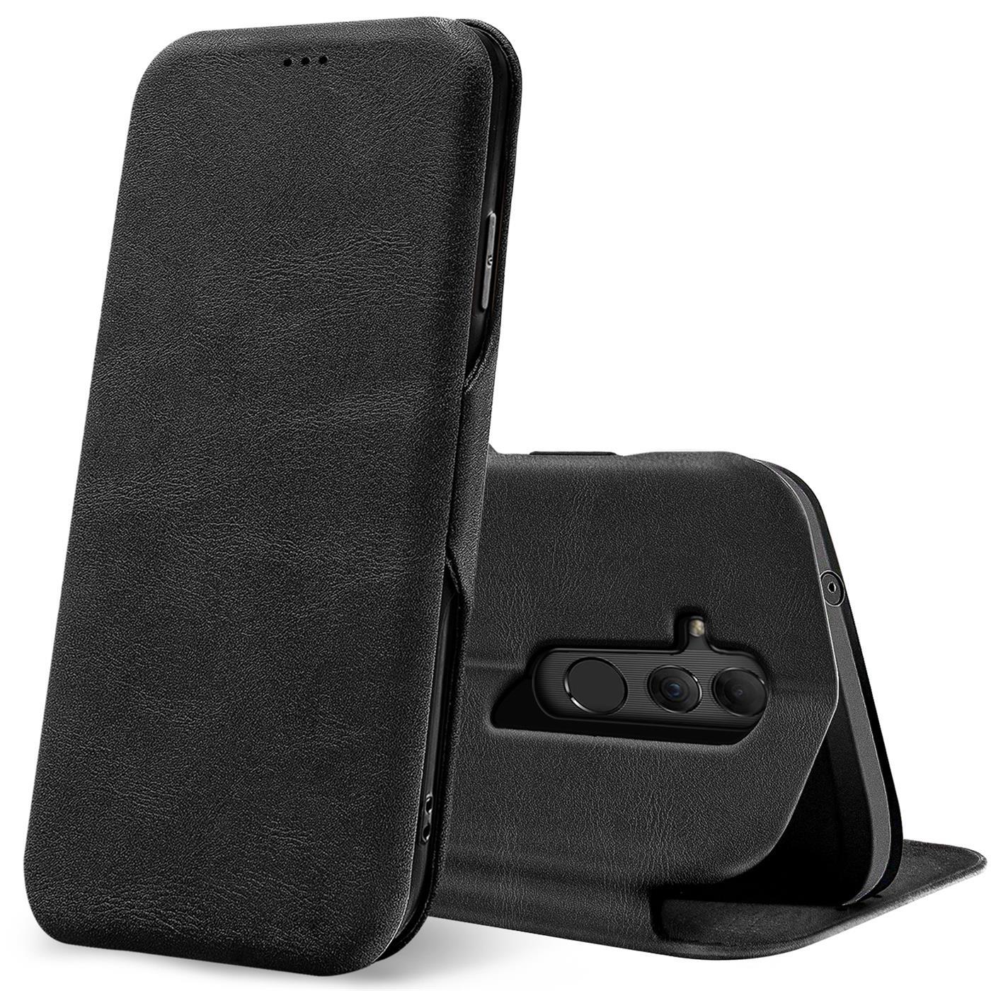 Etui z klapką dla Huawei Mate 20 Lite Etui Book Cover Etui na telefon komórkowy z gniazdem na kartę Etui ochronne Premium