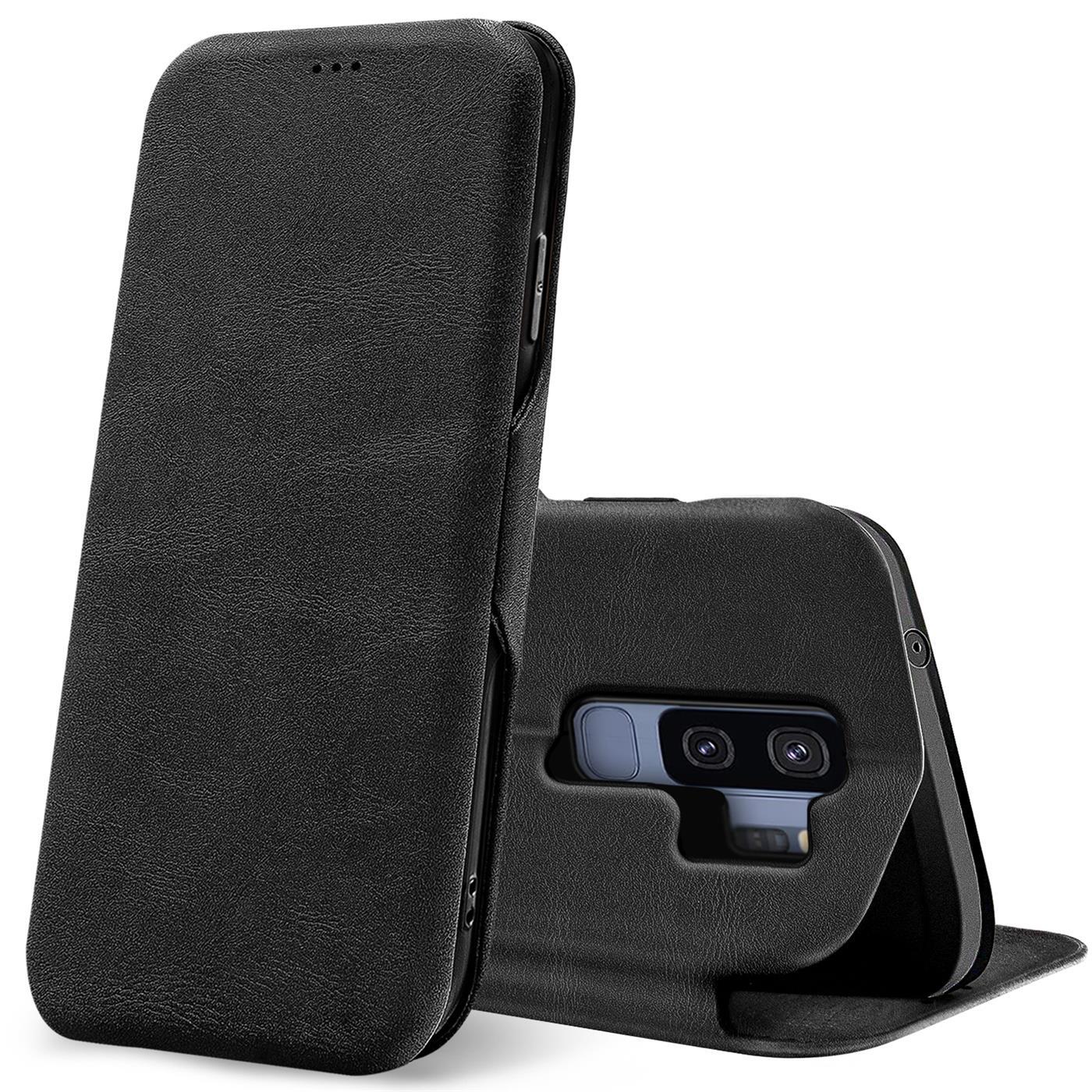 Etui z klapką do Samsung Galaxy S9 Plus Etui Book Cover na telefon komórkowy z miejscem na kartę Etui ochronne Premium