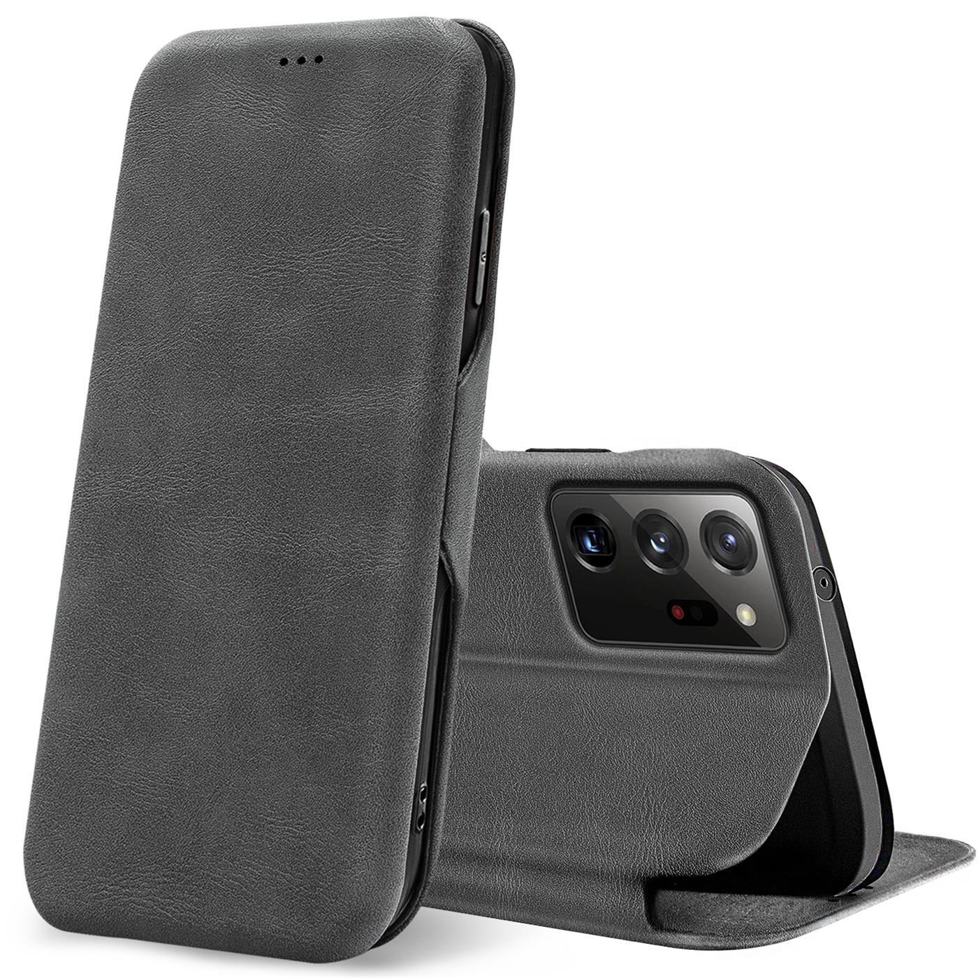 Etui z klapką dla Samsung Galaxy Note 20 Ultra Etui Book Cover Etui na telefon komórkowy z gniazdem na kartę Etui ochronne Premium
