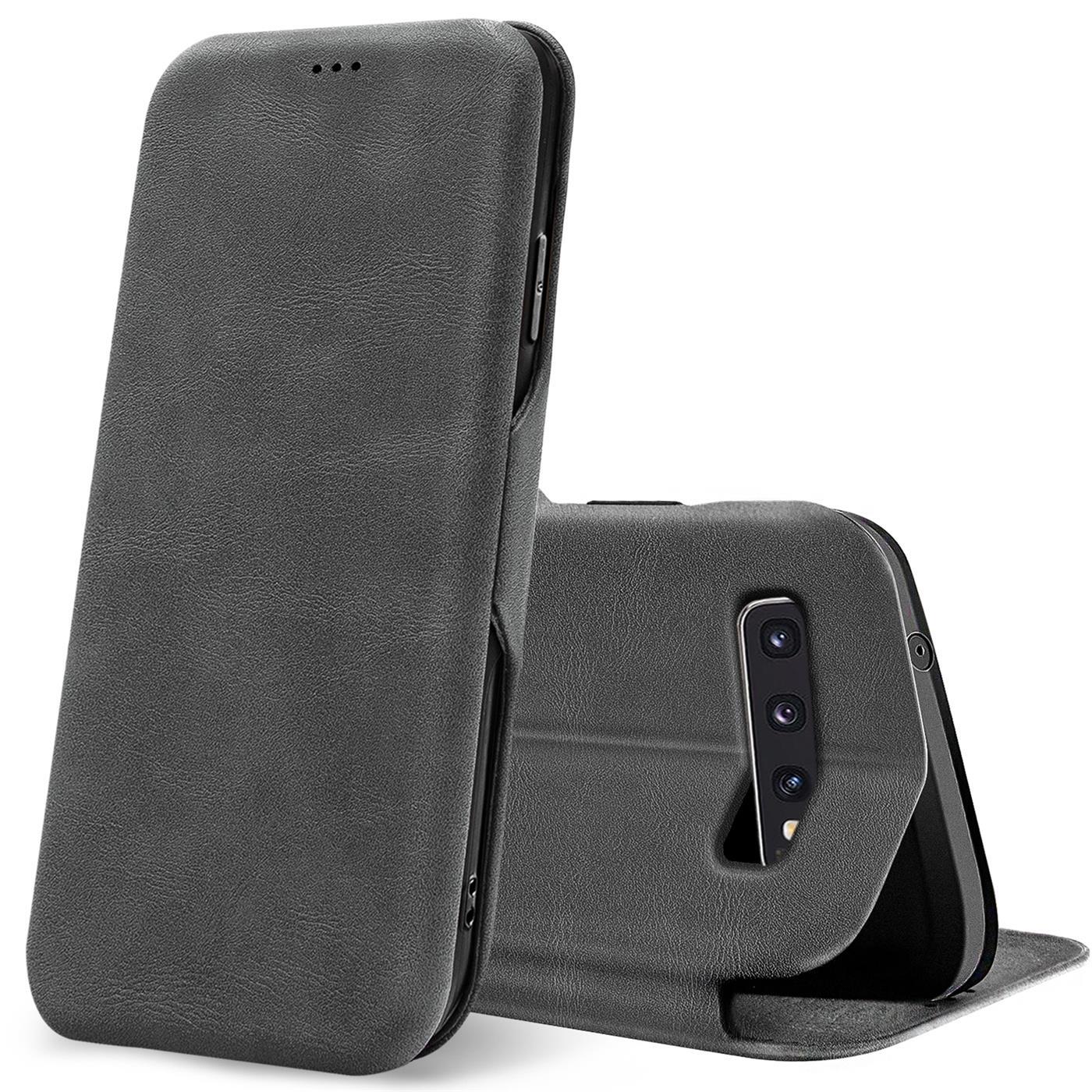 Etui z klapką do Samsung Galaxy S10 Etui Book Cover Etui na telefon komórkowy z kieszenią na kartę Etui ochronne Premium
