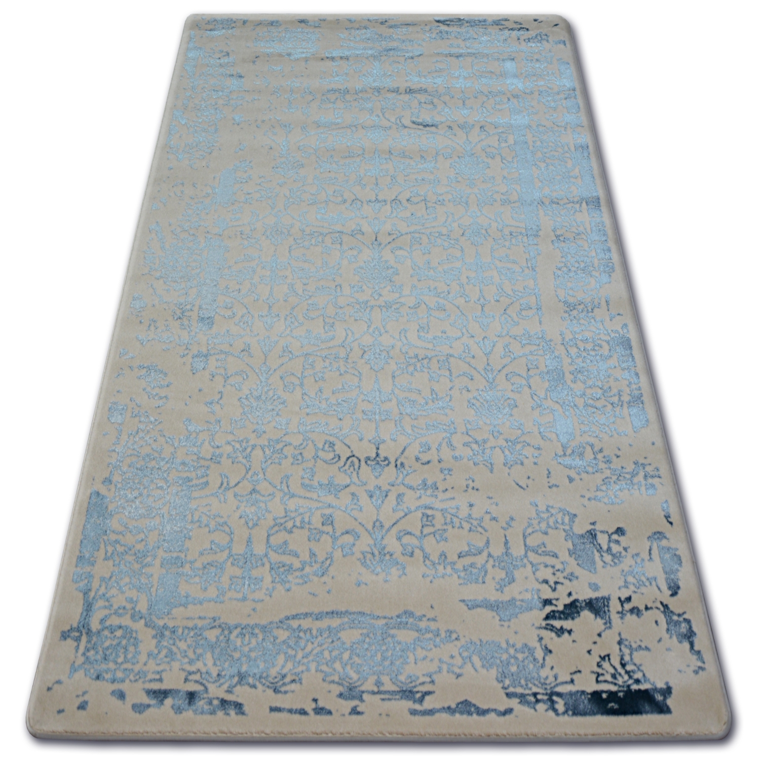 Dywan AKRYL MANYAS 0920 Ivory/Blue niebieski 120x180 cm