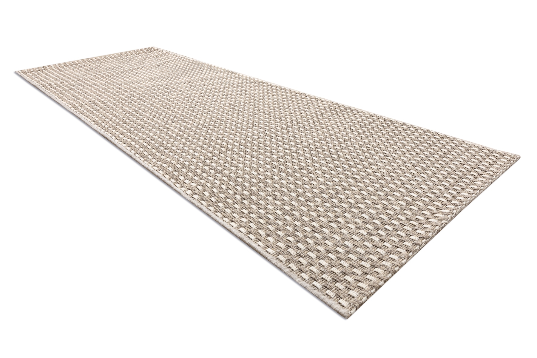 Dywan, Chodnik SZNURKOWY SIZAL BOHO 39003363 Linie beż beżowy 200x290 cm