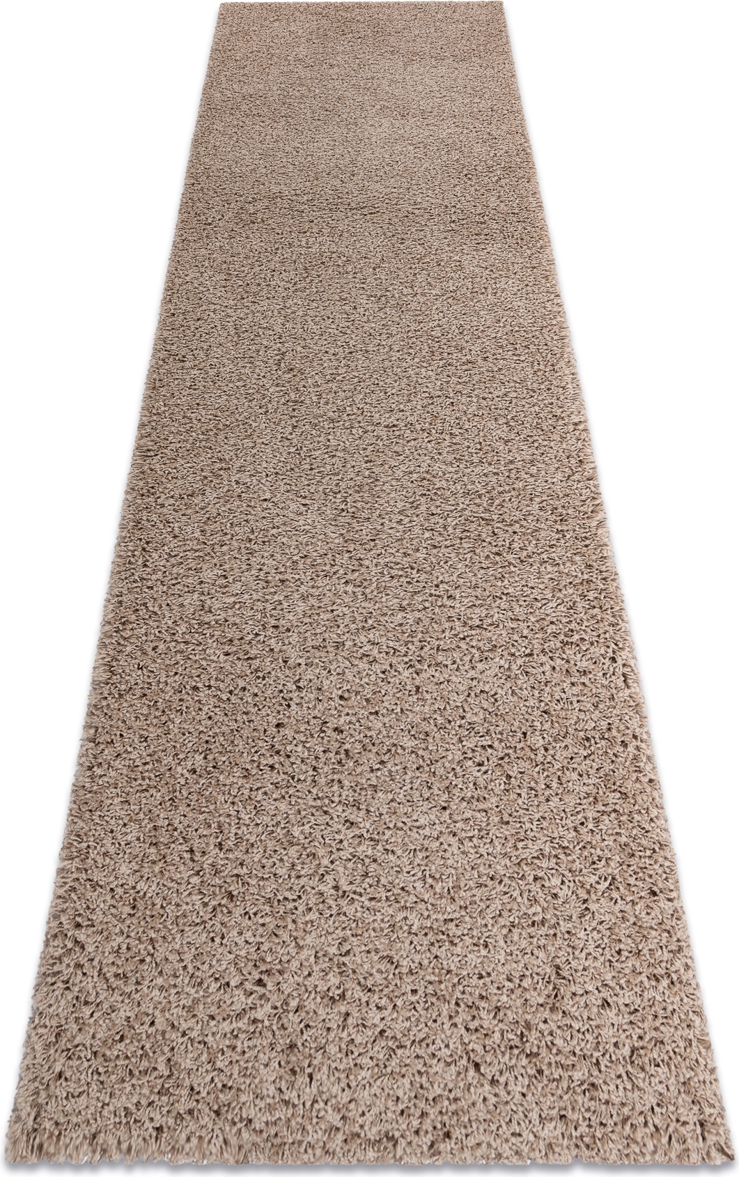 Dywan, Chodnik SOFFI shaggy 5cm beż - do kuchni, przedpokoju, na korytarz beżowy 70x200 cm