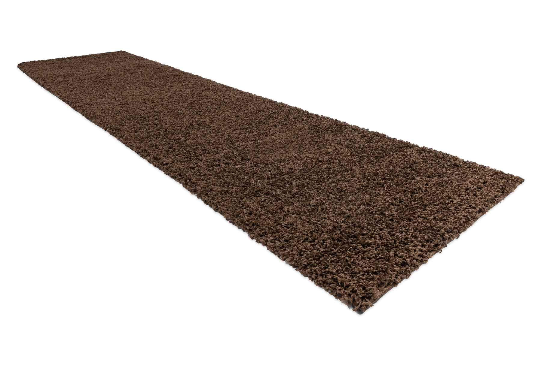 Dywan, Chodnik SOFFI shaggy 5cm - do kuchni, przedpokoju, na korytarz brązowy 70x200 cm