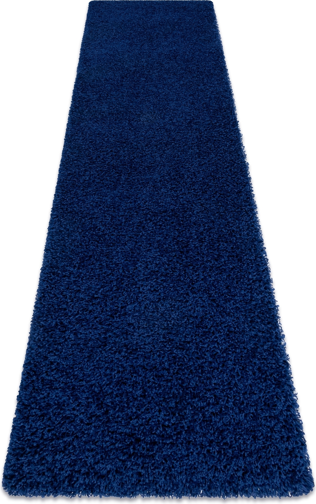 Dywan, Chodnik SOFFI shaggy 5cm granat - do kuchni, przedpokoju, na korytarz niebieski 60x200 cm