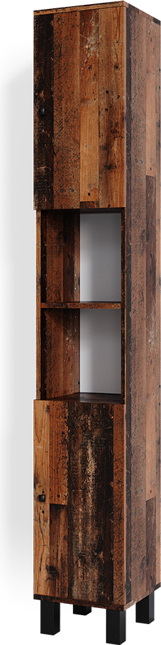 Vicco Szafka łazienkowa Fynn, 30 x 190 cm, Rustykalny dąb