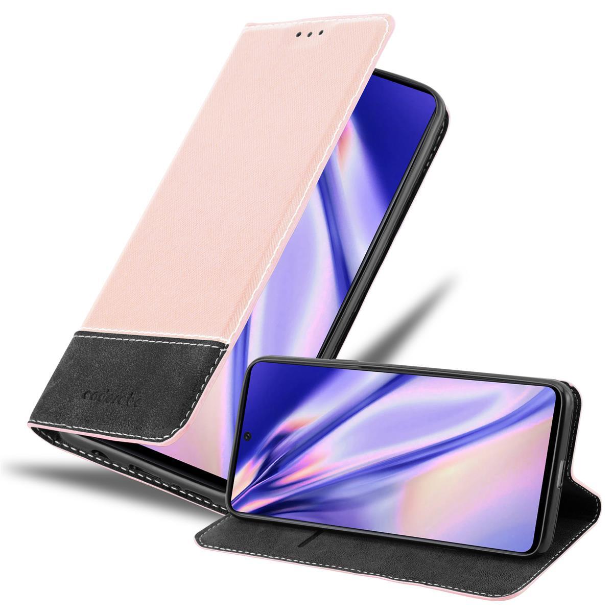 Etui Cadorabo do Samsung Galaxy A71 4G w kolorze różowym Etui SHANDY Etui Book Case imitacja skóry