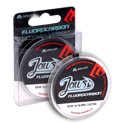 Mikado Fluorocarbon Jaws 50m 0,25mm 5,08kg