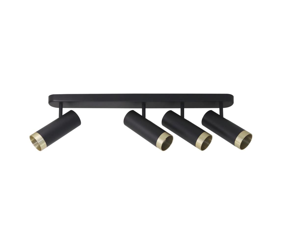 Oświetlenie punktowe FADO 4xGU10/10W/230V czarne