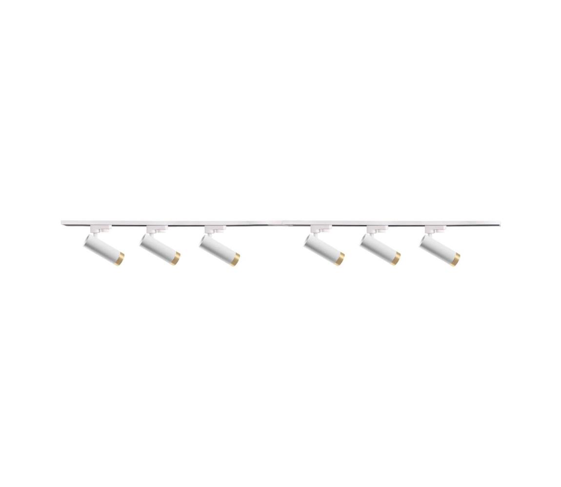 Oświetlenie punktowe do systemu szynowego FADO 6xGU10/10W/230V białe