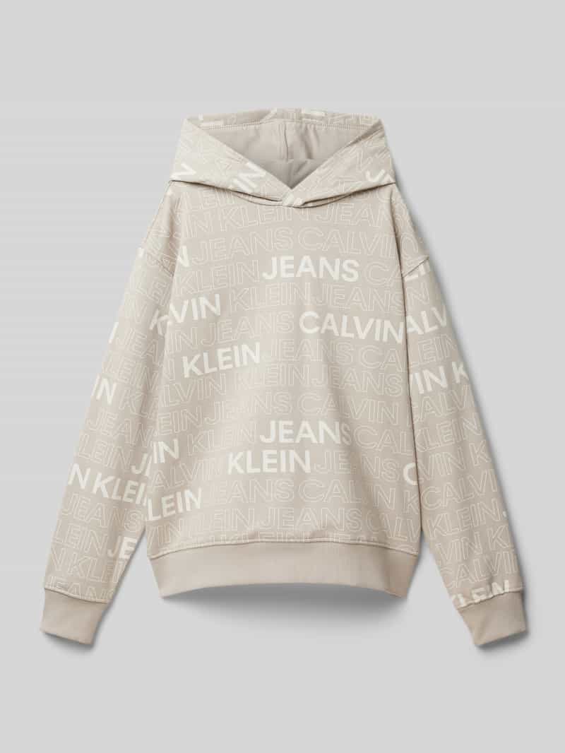 Bluza z kapturem z nadrukiem z logo