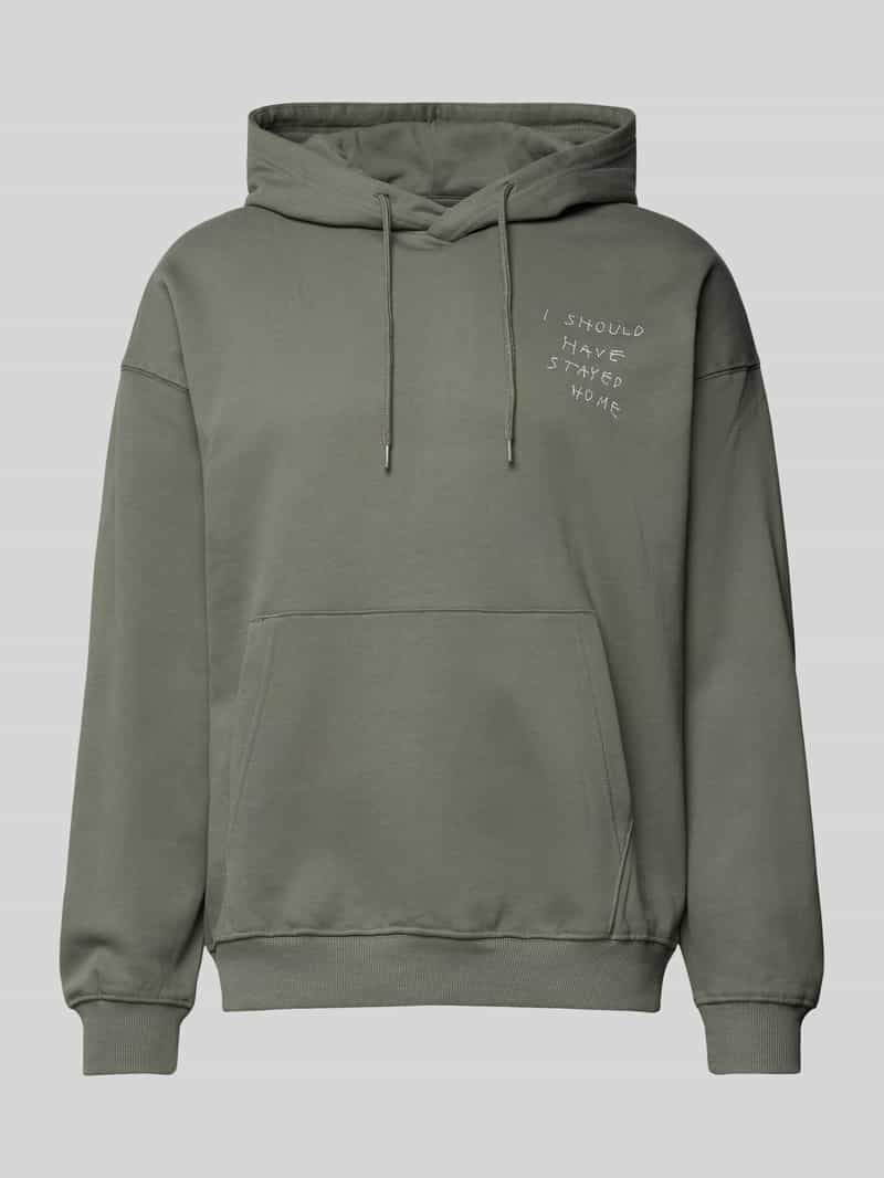 Bluza z kapturem i kieszenią kangurką model ‘AARON’