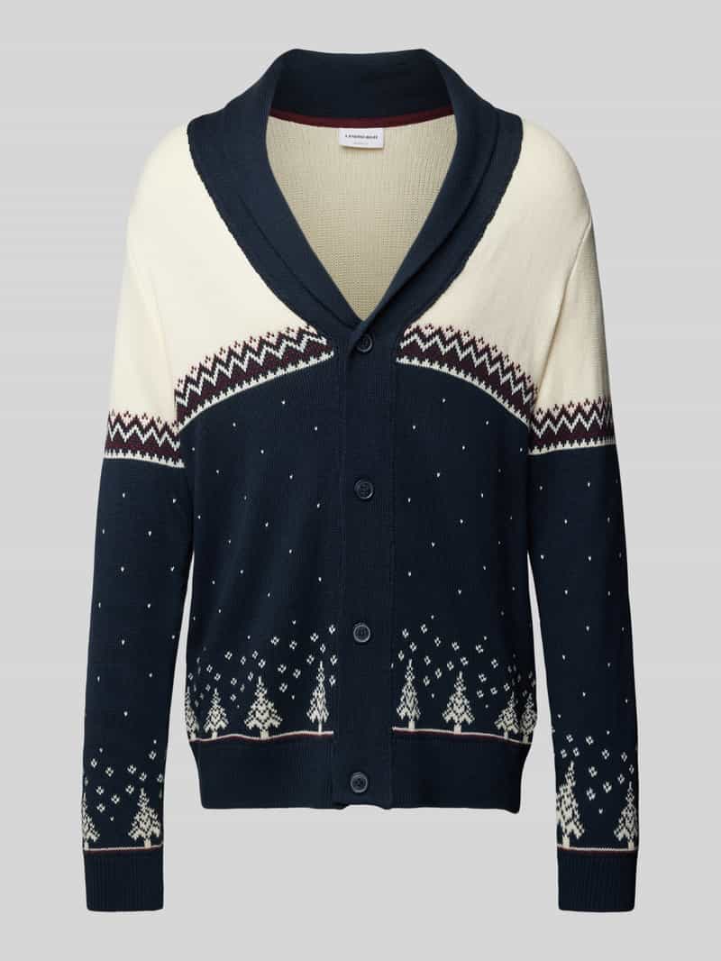 Kardigan z wiskozy z dekoltem w serek