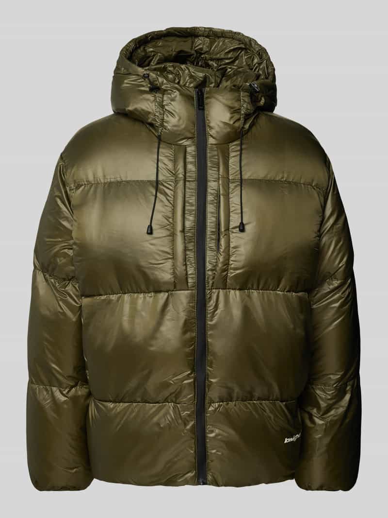 Kurtka pikowana z nadrukiem z logo model ‘LYNX’