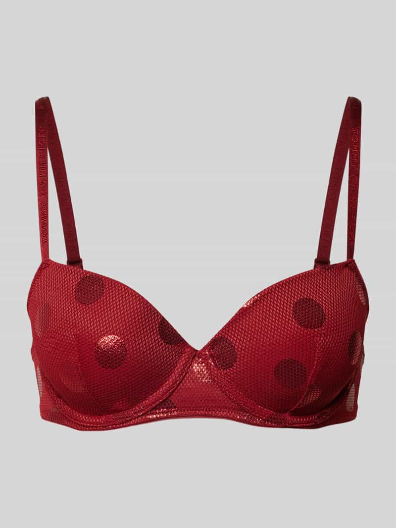 Biustonosz z fakturowanym wzorem model ‘HOLIDAY DEMI’