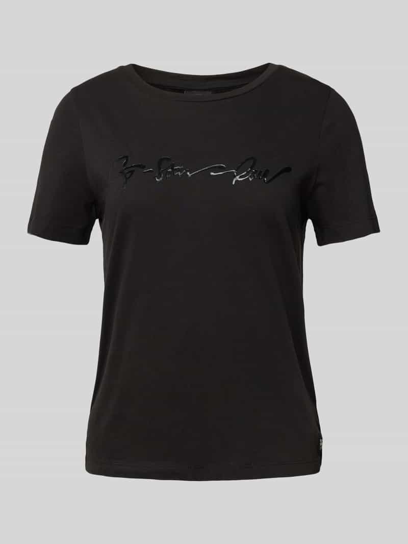 T-shirt z nadrukiem z logo