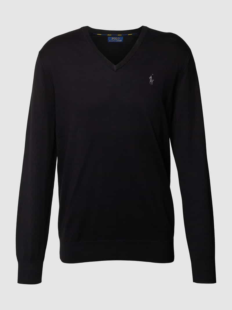 Sweter z wyhaftowanym logo