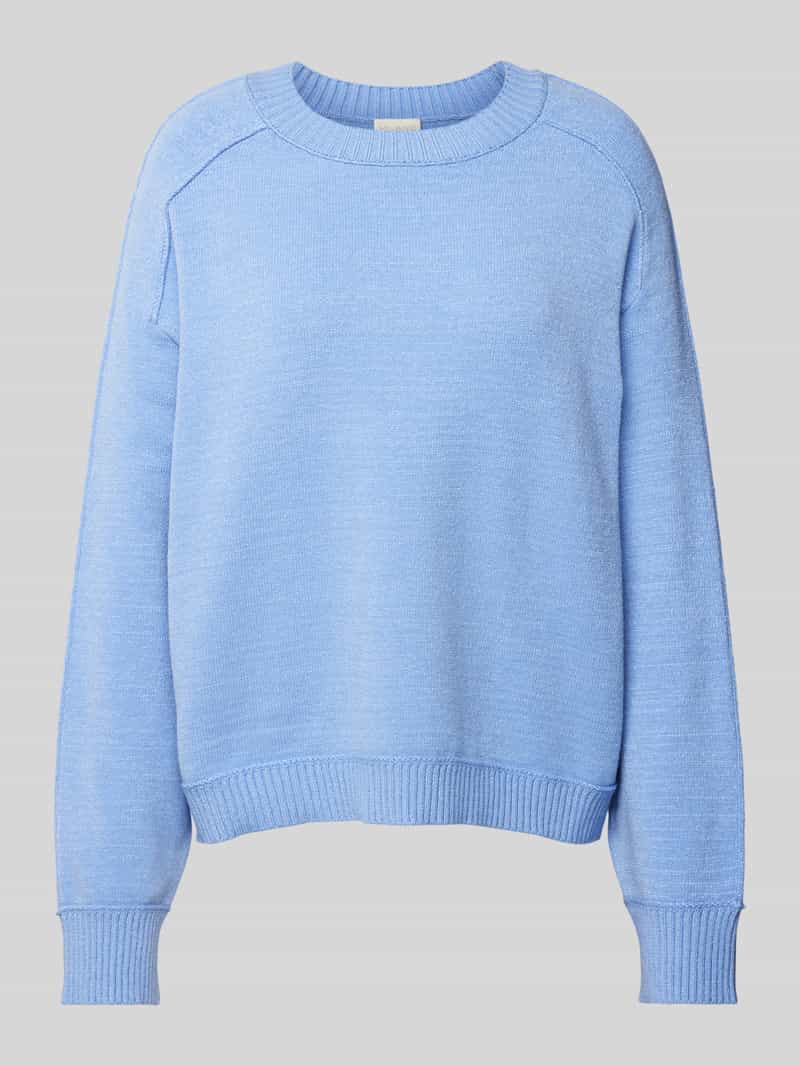 Sweter z dzianiny kroju oversized z dodatkiem wiskozy