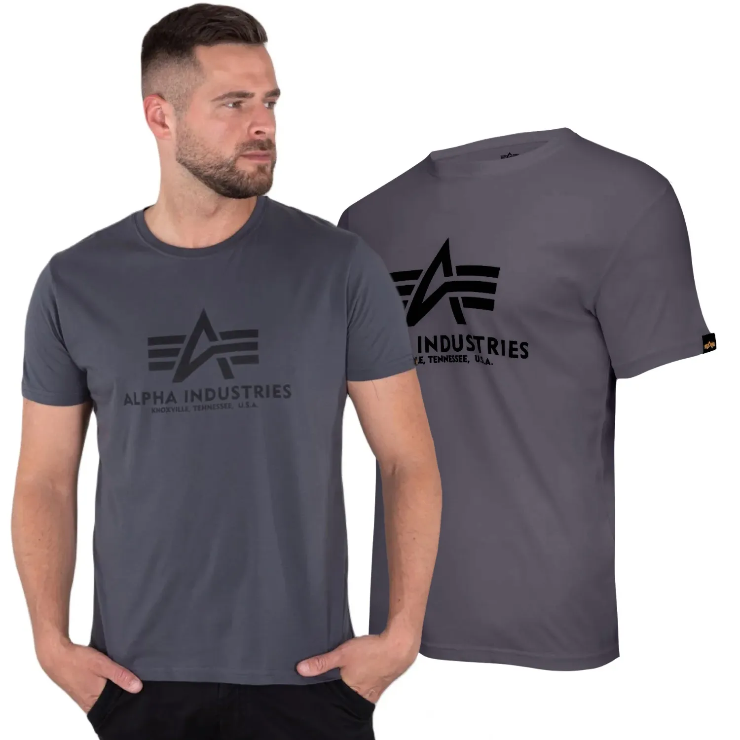 Alpha Industries Basic 100501 412 - Grafitowa