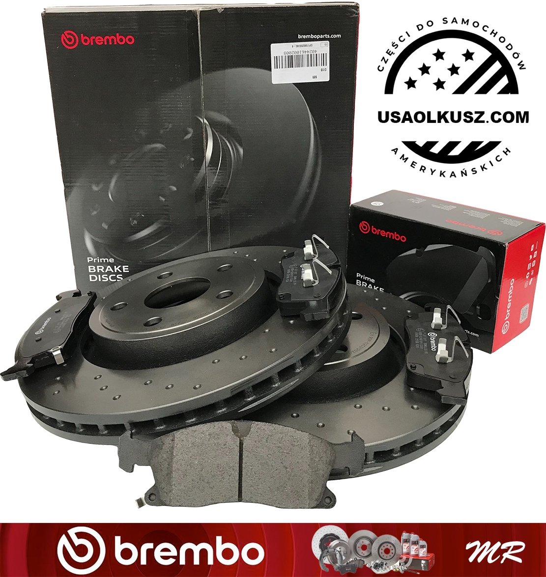Przednie klocki + tarcze hamulcowe 350mm Brembo Xtra Dodge Durango 2011-