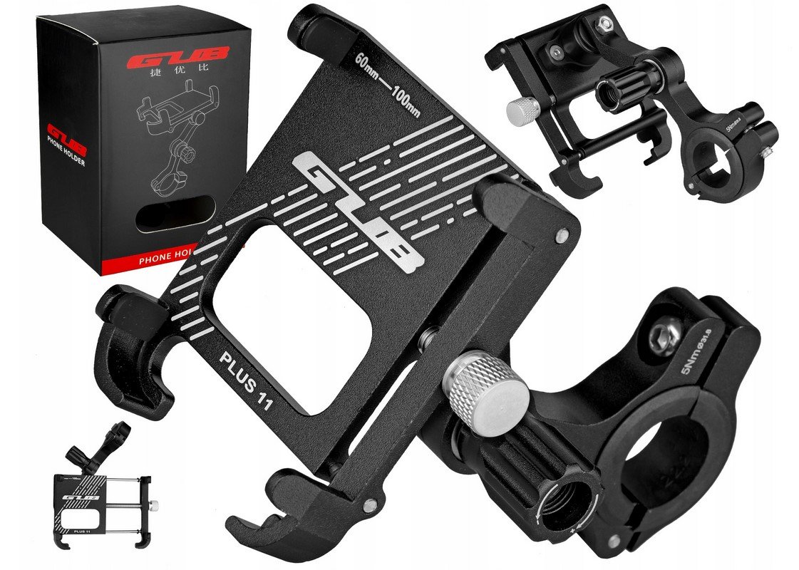 UCHWYT ROWEROWY ALUMINIOWY NA TELEFON GUB PLUS 11