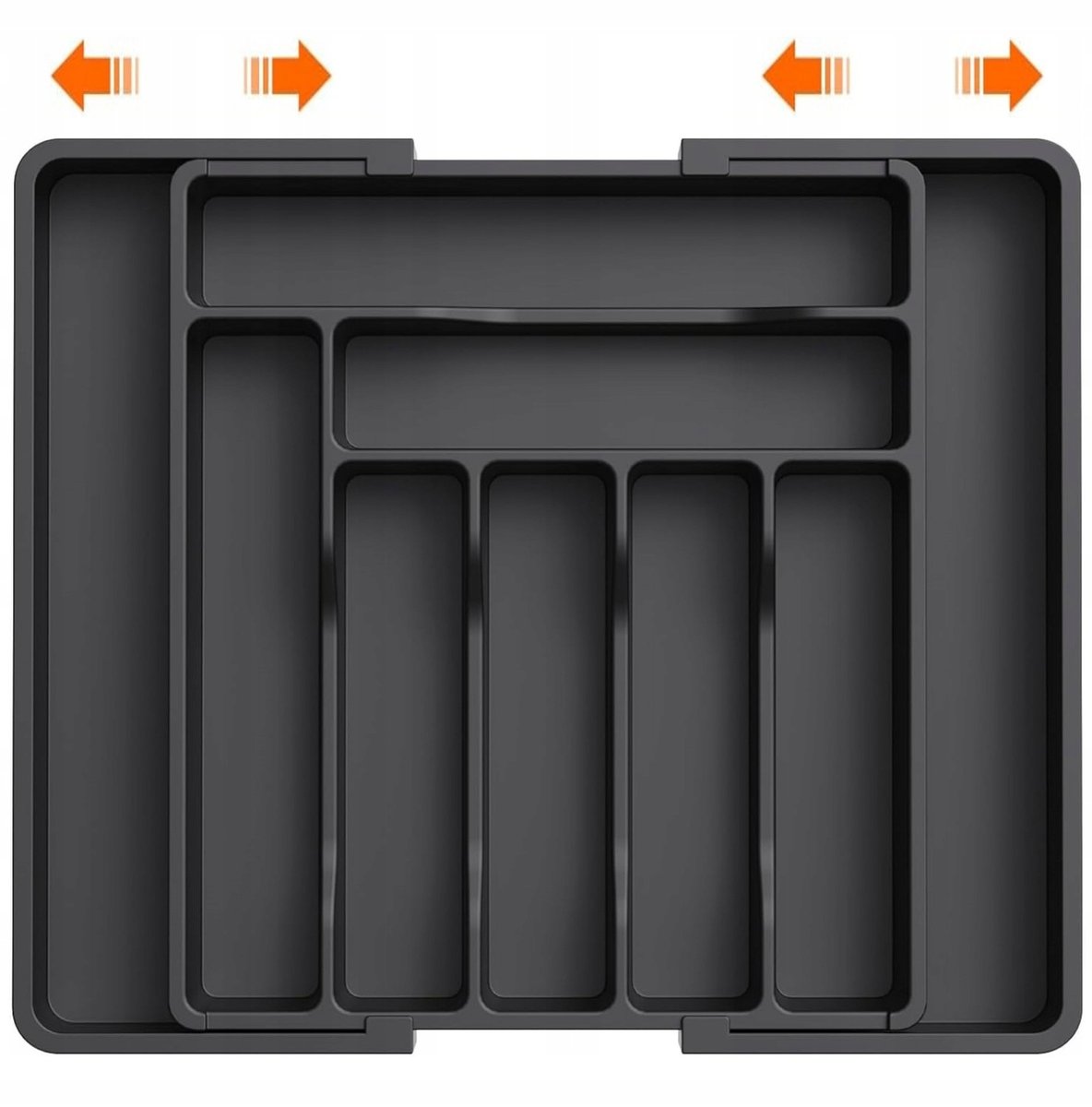 WKŁAD DO SZUFLADY NA SZTUĆCE ORGANIZER ROZSUWANY 33-57 CM BEZ BPA