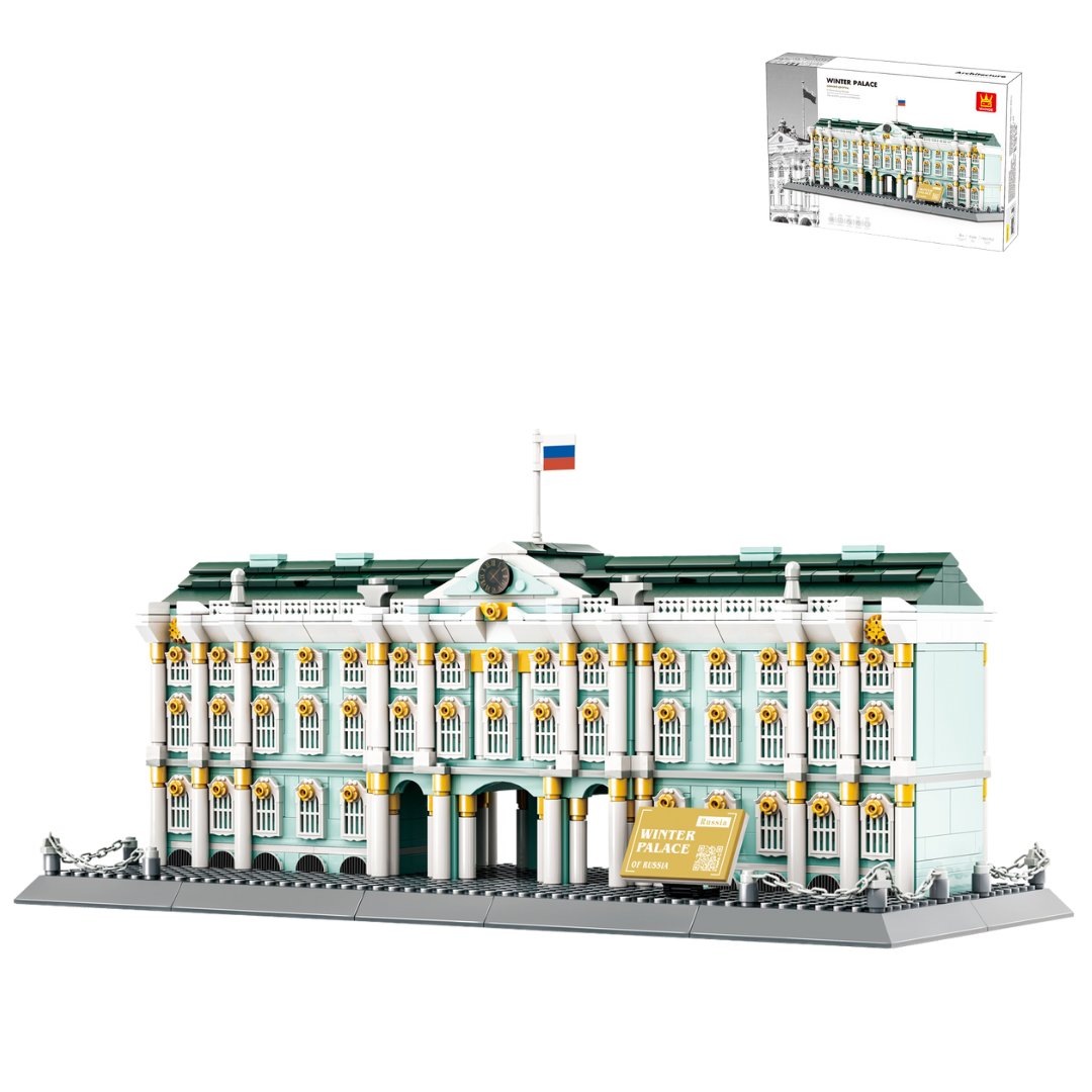 Klocki konstrukcyjne Wange 5244 - Pałac Zimowy, Sankt Petersburg, 1063 elementy