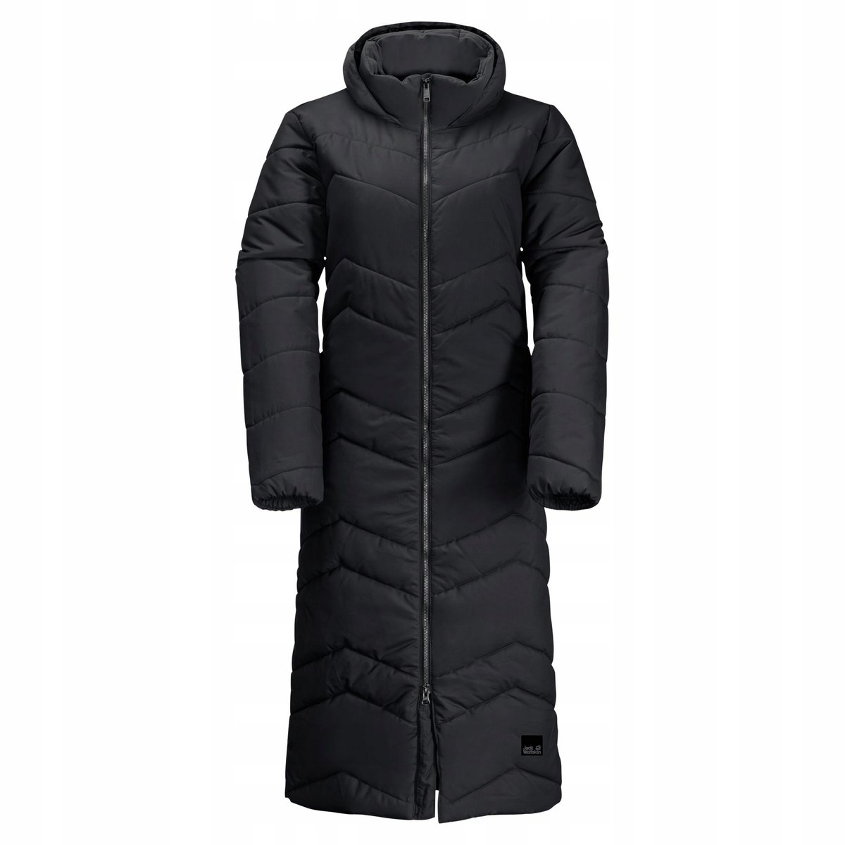 Jack Wolfskin płaszcz damski niebieski puchowy z kapturem rozmiar L