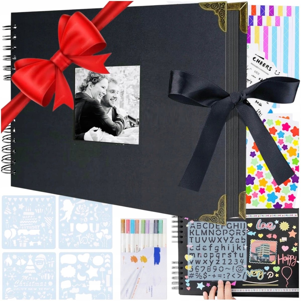 Album Do Zdobienia Scrapbookingu Na Zdjęcia Diy Akcesoria Zestaw Na Prezent