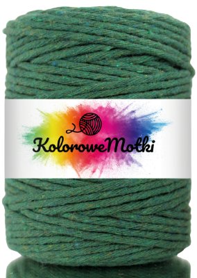 Sznurek Bawełniany do Makramy Zielony 20m 3mm