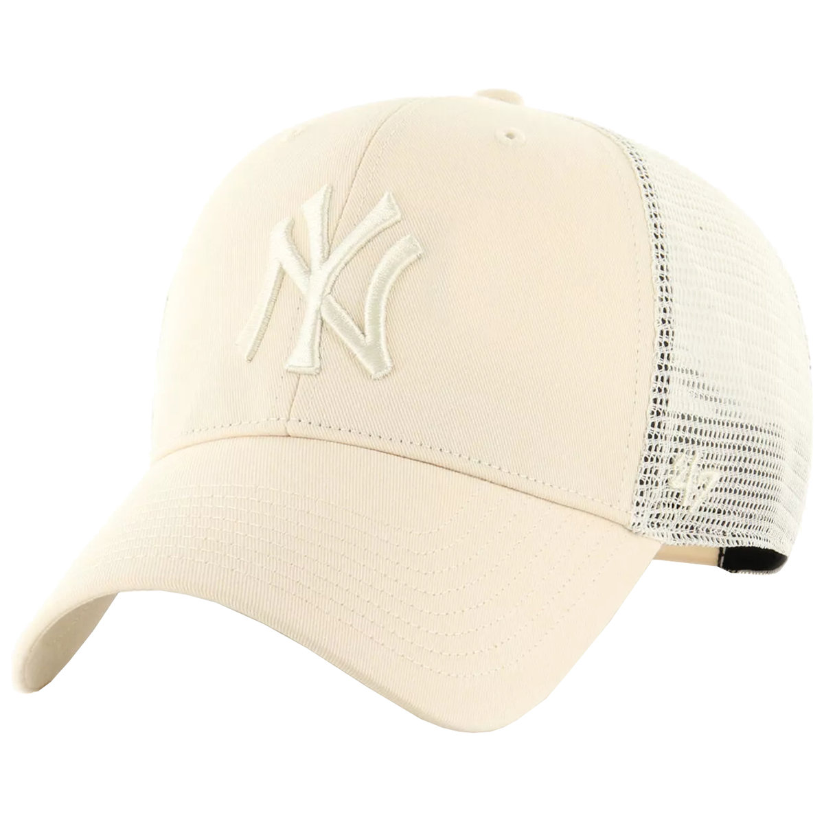 47 Brand MLB New York Yankees Branson Cap B-BRANS17CTP-NT, Kobieta/Mężczyzna, Czapka z daszkiem, Beżowy