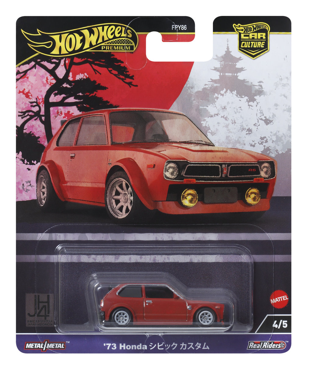 Hot Wheels Kultowe auta Honda Civic Custom