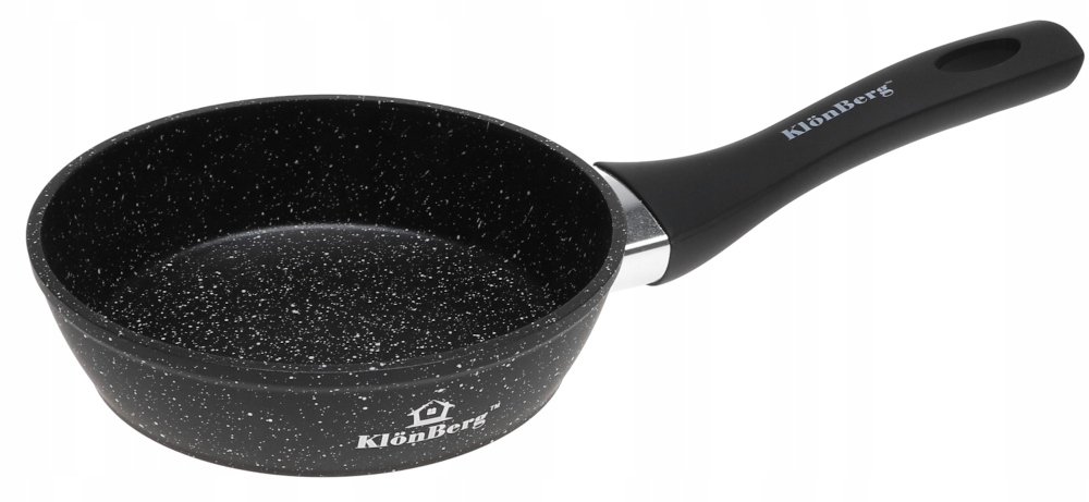 PATELNIA Głęboka MARMUROWA 16cm Nieprzywierająca INDUKCJA Gaz 8601