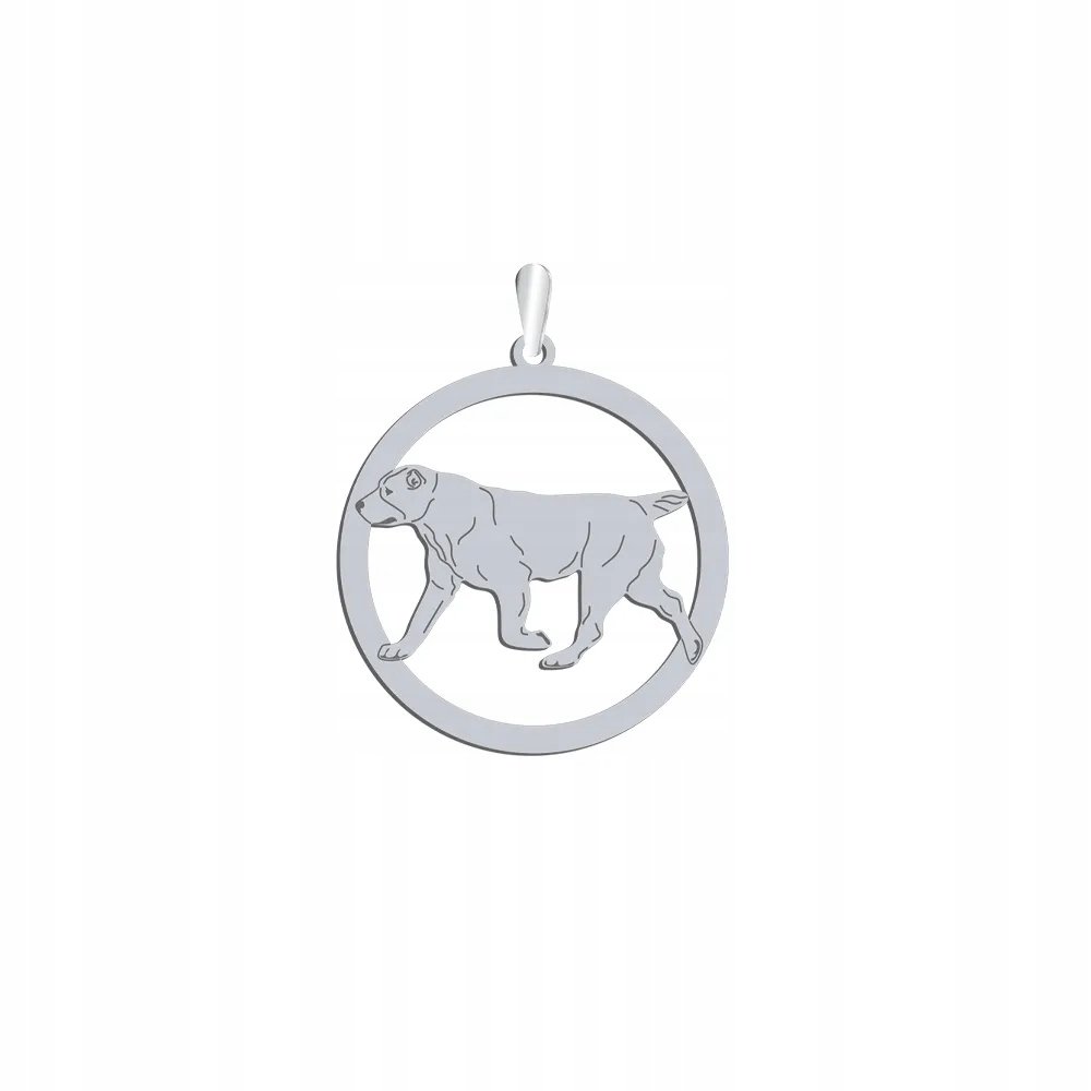 Zawieszka Srebrna z Owczarek Środkowoazjatycki 925 Prezent Kobieta GRAWER