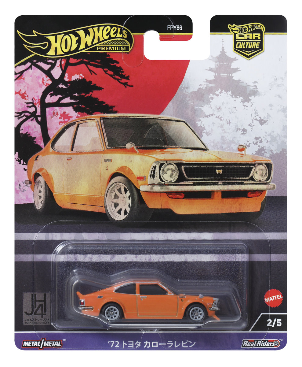 Hot Wheels Kultowe auta '72 Toyota Corolla Levin