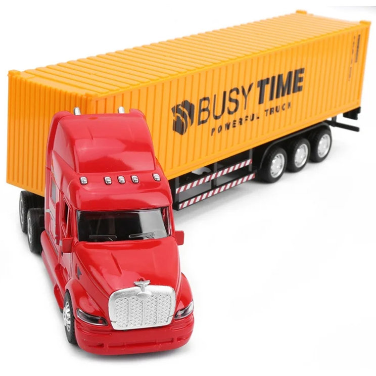 AUTO CIĘŻAROWE METALOWE KONTENER ZABAWKA DLA DZIECI