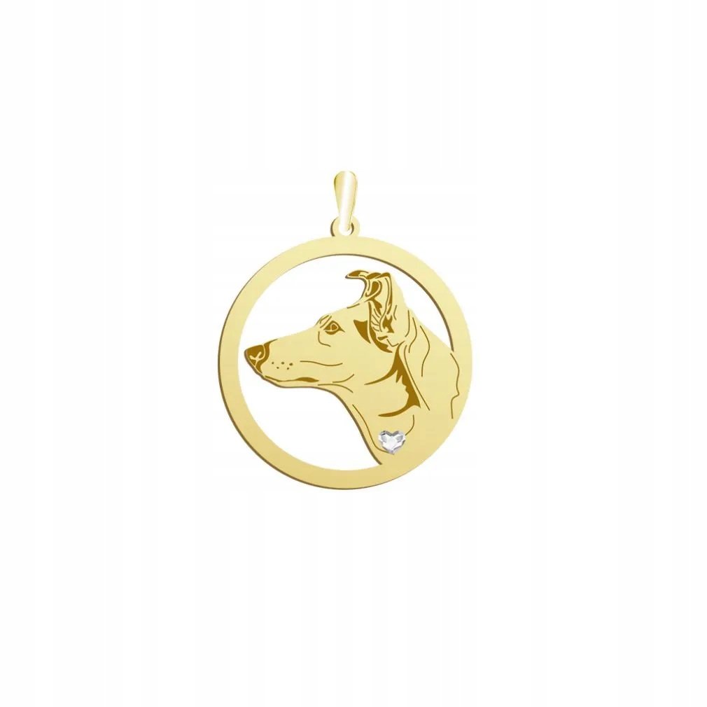 Zawieszka Złota z Owczarek Szkocki Krótkowłosy 925 Prezent Biżuteria GRAWER