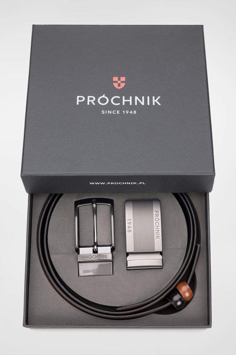 Pasek Dwustronny 4 w 1 z Wymienną Klamrą PM3