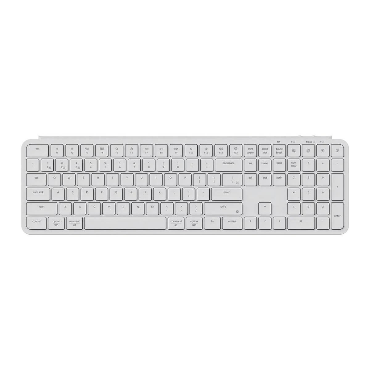 Keychron B6 PRO niskoprofilowa bezprzewodowa klawiatura mechaniczna - Biała (White)