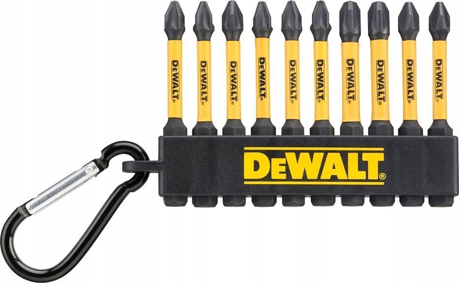 Dewalt DEWALT ZESTAW KOŃCÓWEK FLEXTORQ 10cz. PH/PZ 57mm BRELOK
