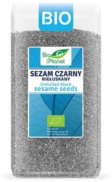 SEZAM CZARNY NIEŁUSKANY BIO 400 g - BIO PLANET
